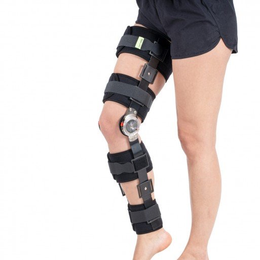Акція на Ортез коленного сустава Ersamed с регулированными шарнирами размер универсальный (SL-09) від Stylus