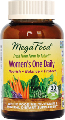 

MegaFood Women's One Daily Whole Food Multivitamin & Mineral 30 Tabs Мультивитамины и минералы для женщин