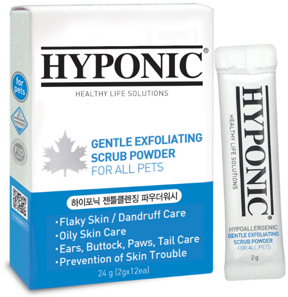 Акція на Ніжний скраб-порошок Hyponic Gentle Exfoliating Scrub Powder для собак і кішок 12х2 г (H3PW1GC0024NOKNN) від Y.UA