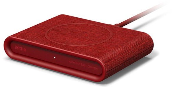 Акция на iOttie iON Wireless Fast Charging Pad Mini 10W Red (CHWRIO103RD) от Y.UA