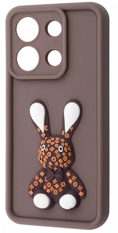 

Mobile Case Pretty Things Brown/Rabbit for Xiaomi Redmi Note 13 4G