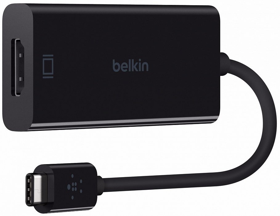 Акція на Belkin Adapter USB-C to Hdmi 4K Black (F2CU038btBLK) від Y.UA