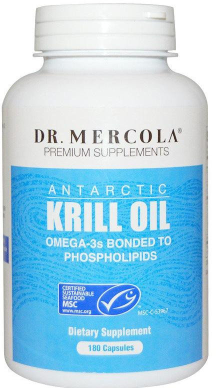 Акція на Dr. Mercola Antarctic Krill Oil 180 Caps Масло криля арктического від Stylus