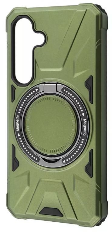 

Wave Iron Grip with Magnetic Ring Dark Green для Samsung S921 Galaxy S24