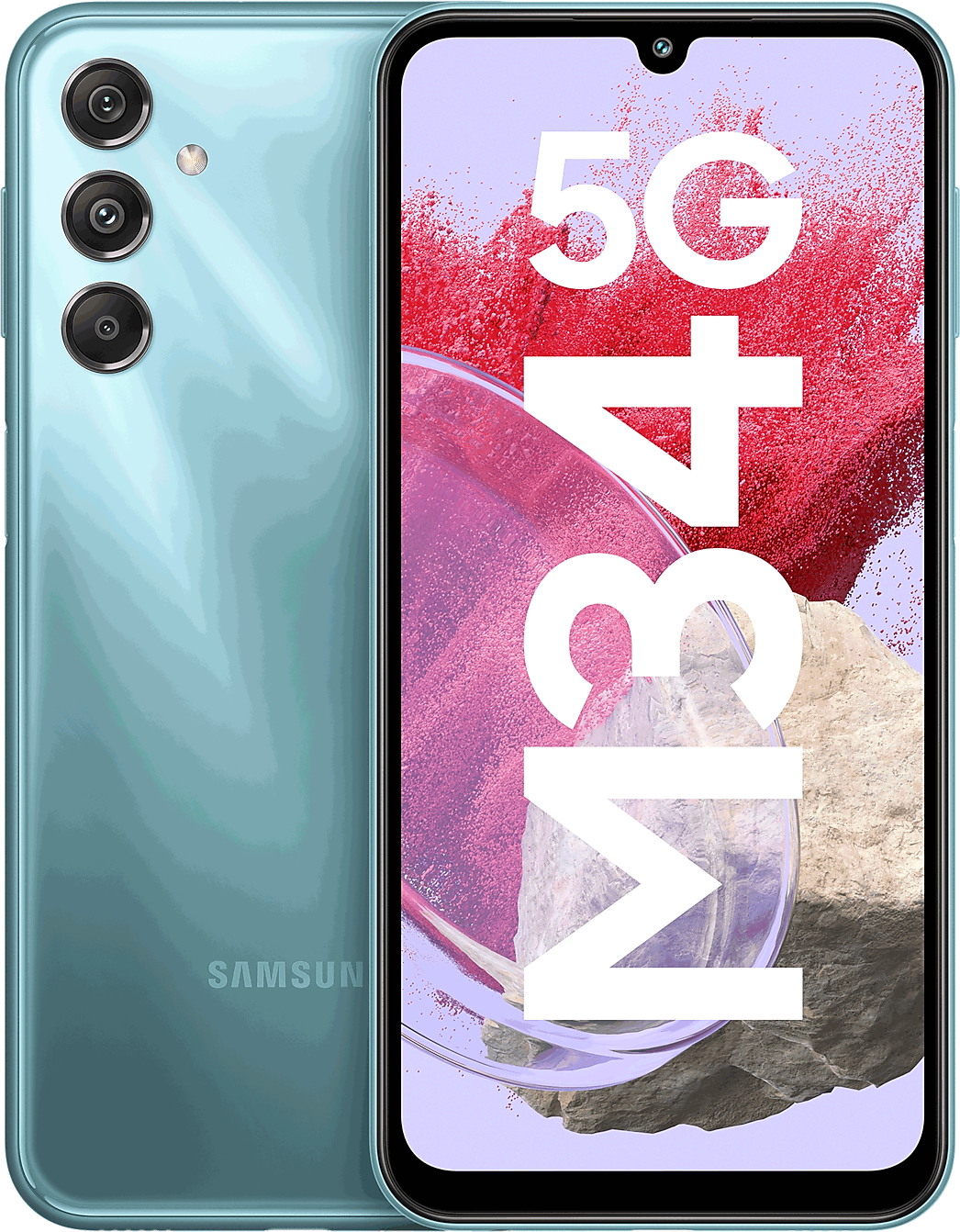 Акція на Samsung Galaxy M34 5G 8/128Gb Waterfall Blue M346B від Y.UA
