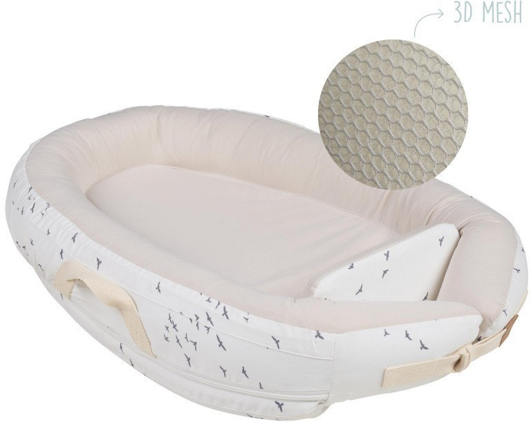 

Кокон для сну з обмежувачем Voksi Baby Nest Premium White Flying білий з візерунком (11008156-White-Flying)