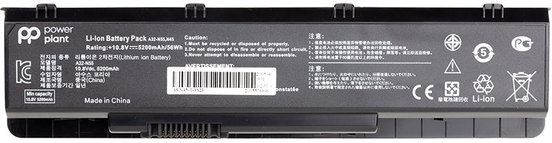 

PowerPlant Asus N55 Series (A32-N55) 10.8V 5200mAh (NB431106)