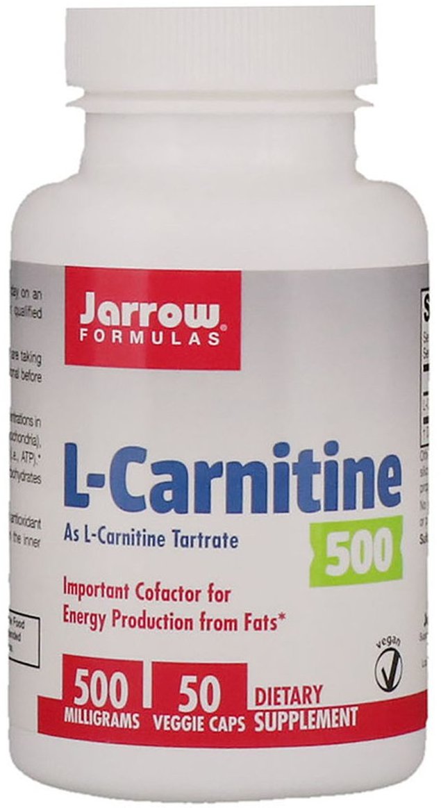 

Jarrow Formulas L-Carnitine, 500 mg, 50 Veggie Capsules (JRW02001) L-карнітин