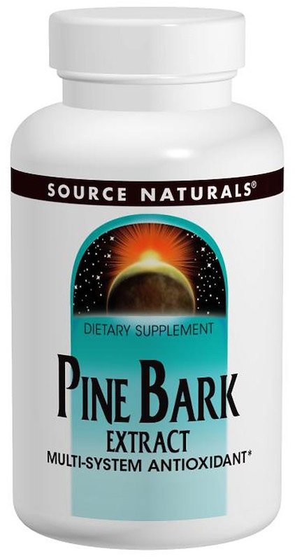 Акція на Source Naturals Pine Bark Extract, 60 Tab від Stylus