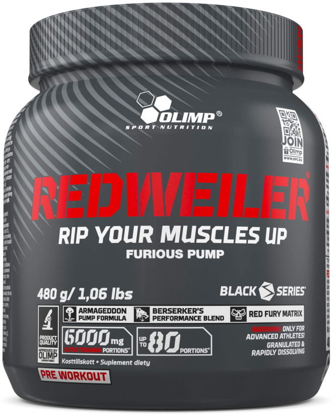 

Предтренировочный комплекс Olimp RedWeiler 480 g /80 servings/ Fruit Punch