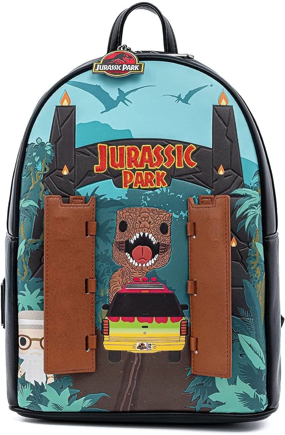 Акція на Рюкзак Loungefly POP! Jurassic Park - Gates Mini Backpack (JPBK0001) від Stylus