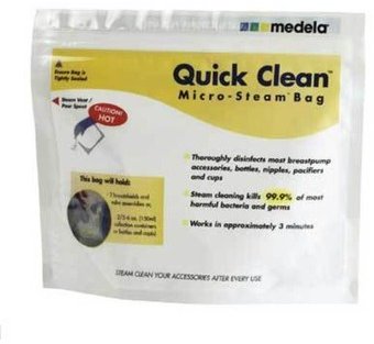 

Medela Пакеты для стерилизации в микроволновой печи (Quick Clean Microwave Bags) (5шт) (008.0065)