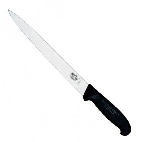 Акція на Кухонный нож Victorinox Fibrox Sausage 25см с черн. ручкой (5.4473.25) від Stylus