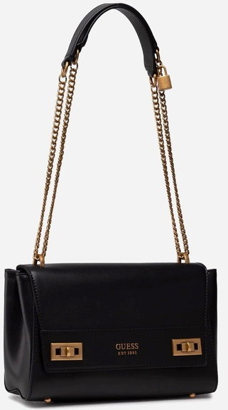 

Жіноча сумка через плече Guess Katey Flap Shoulder Bag чорна (HWVC7870190-BLA)