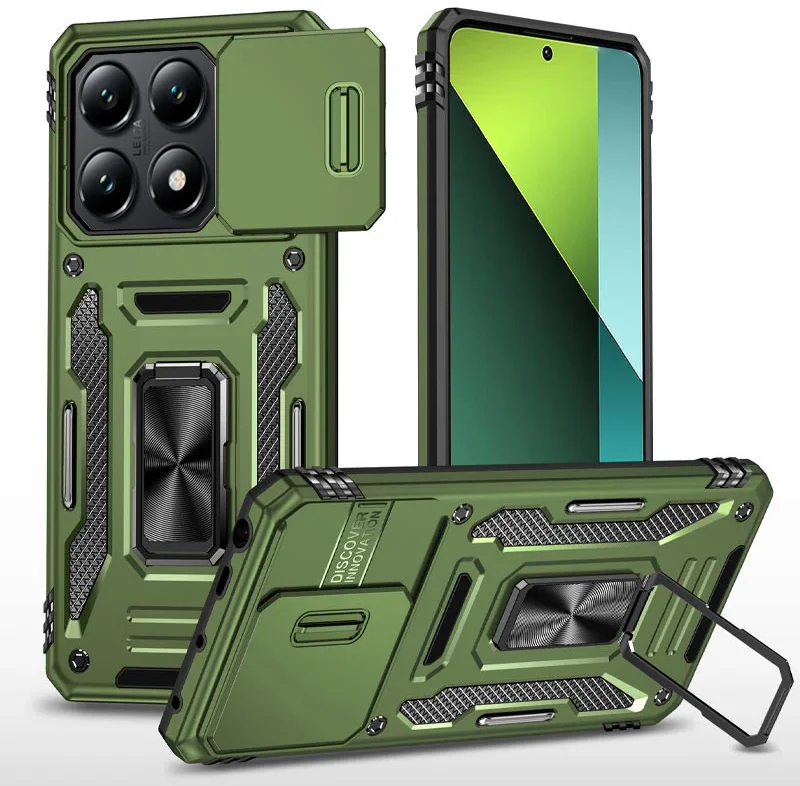 

Mobile Case Camshield Army Ring Army Green for Xiaomi 14T