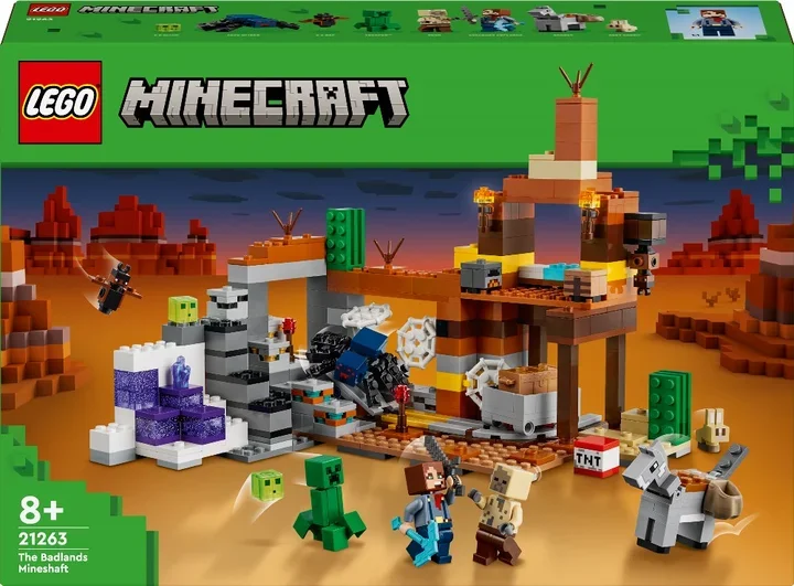 

Конструктор Lego Minecraft The Badlands Mineshaft Оставленная шахта в бесплодных землях (21263)