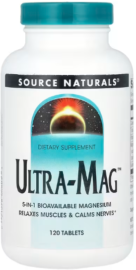 Акція на Source Naturals Complex Ultra-Mag Магний 120 таблеток від Stylus