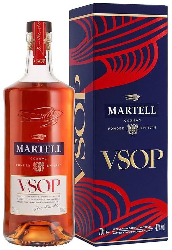 Акція на Коньяк Martell Vsop в коробке 40% 1 л (STA3219820007879) від Stylus