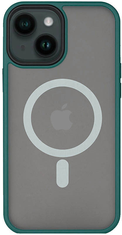 

Mobile Case TPU+PC Metal Buttons with MagSafe Green for iPhone 14