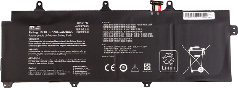 

PowerPlant Asus Rog Zephyrus C41N1712 15.2V 3000mAh (NB431908)