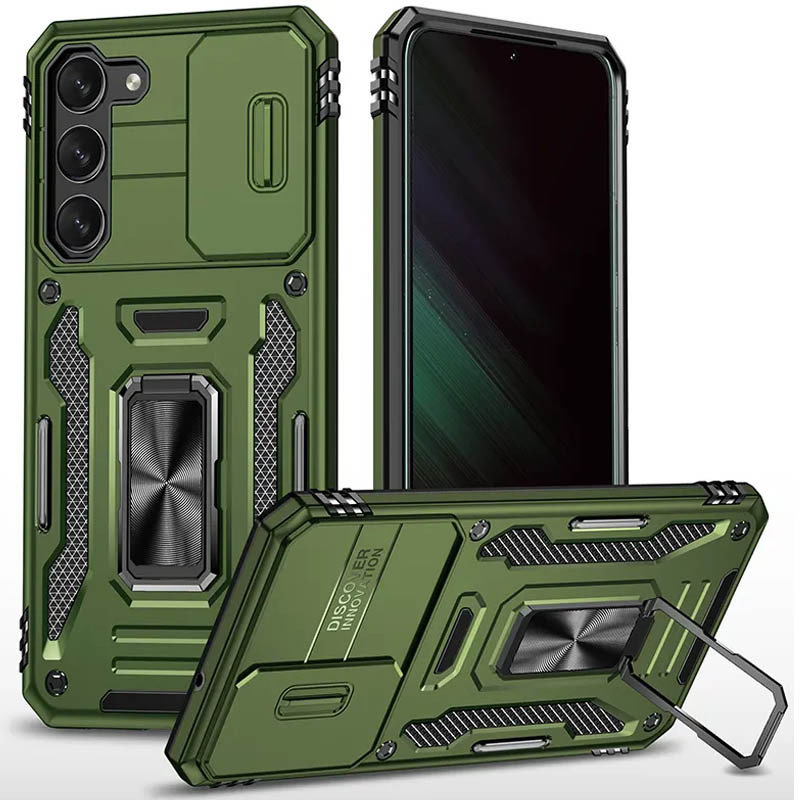 

Mobile Case Camshield Army Ring Army Green для Samsung S921 Galaxy S24