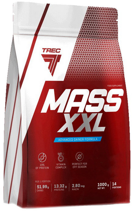 

Trec Mass Xxl 1000 g /14 servings/ Banana