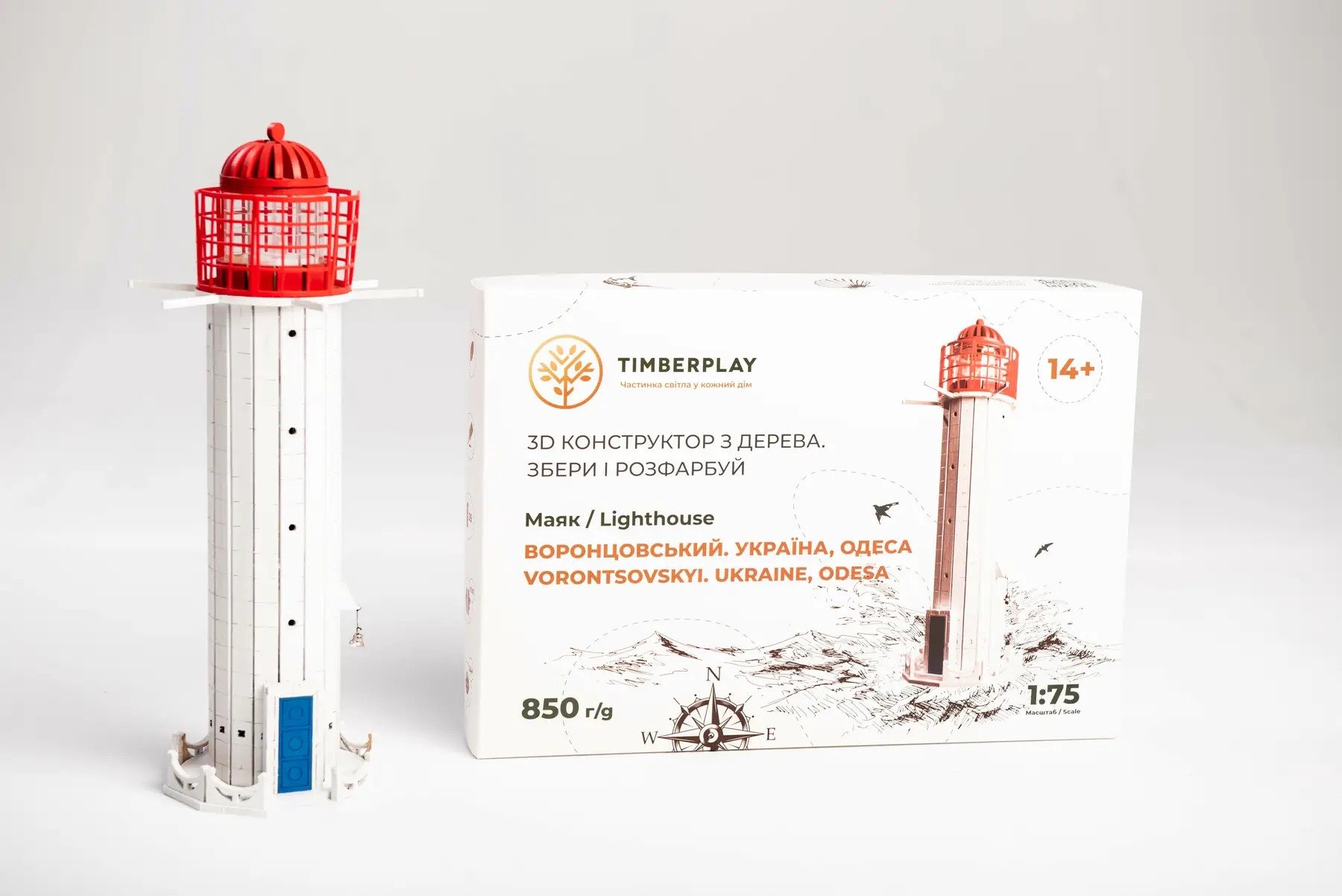 Акція на 3D Пазл Timberplay Воронцовський маяк Украина, Одесса (tmb 2) від Stylus