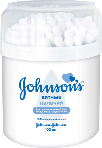 

Johnson’s Baby Палочки ватные 100 шт