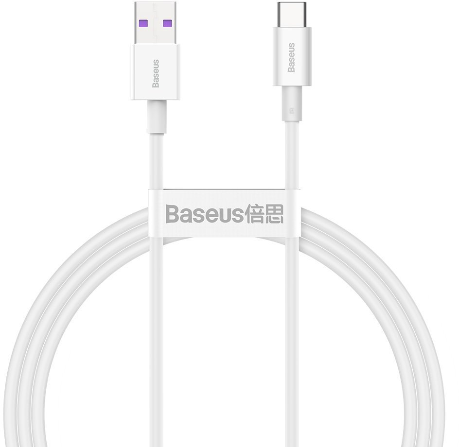 

Baseus Usb Cable to USB-C Superior Series Fast Charging 66W 1m White (CATYS-02)