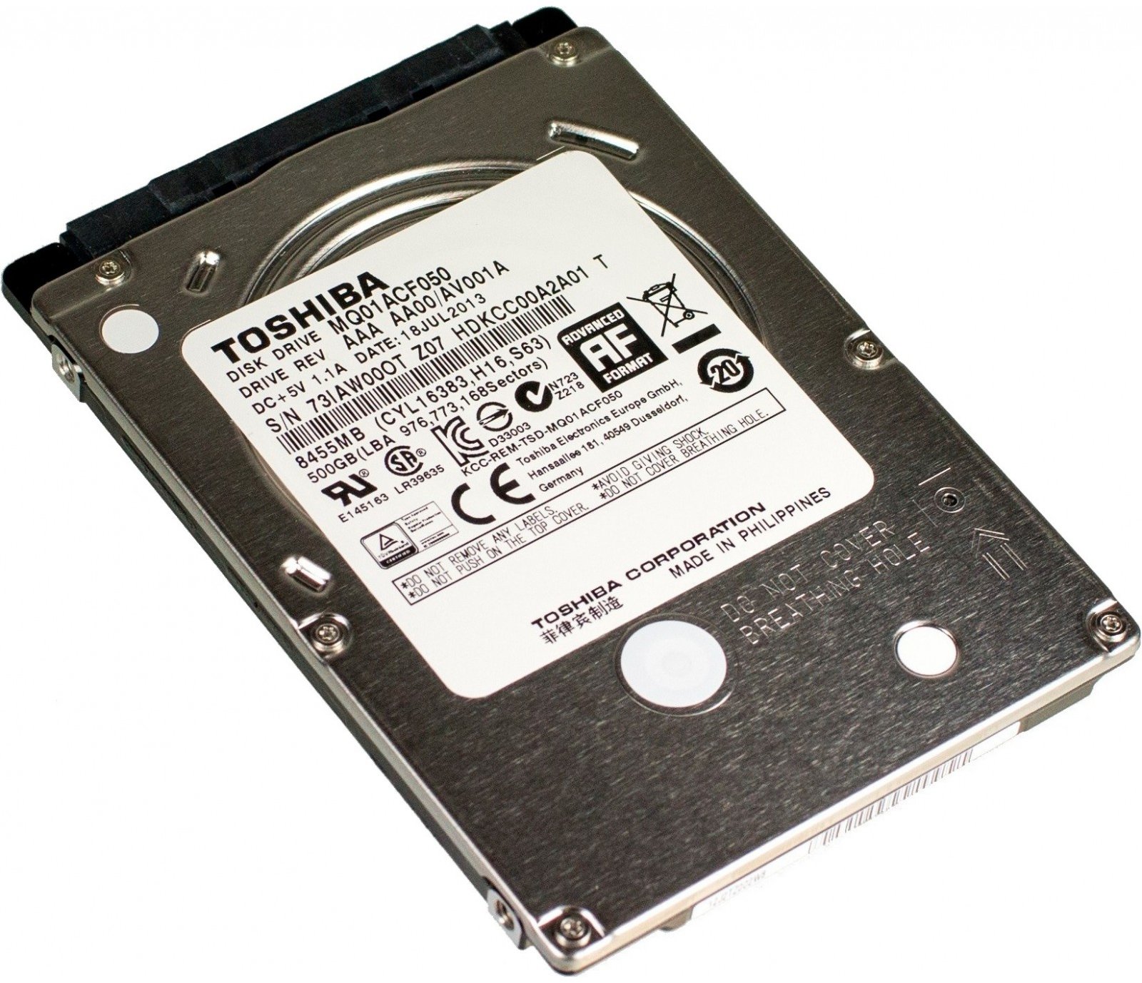 

Toshiba 500GB (MQ01ACF050) Rb