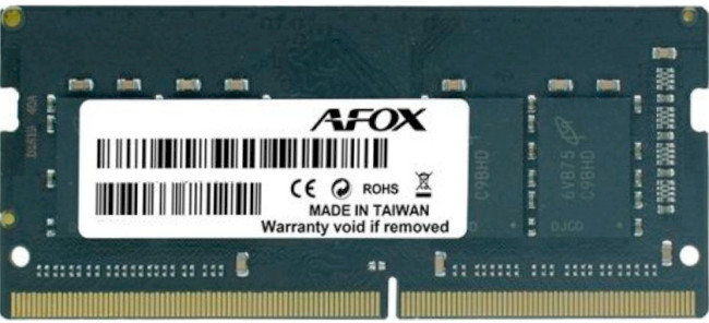 Акція на Afox 16 Gb SO-DIMM DDR4 3200 MHz (AFSD416PH1P) від Stylus