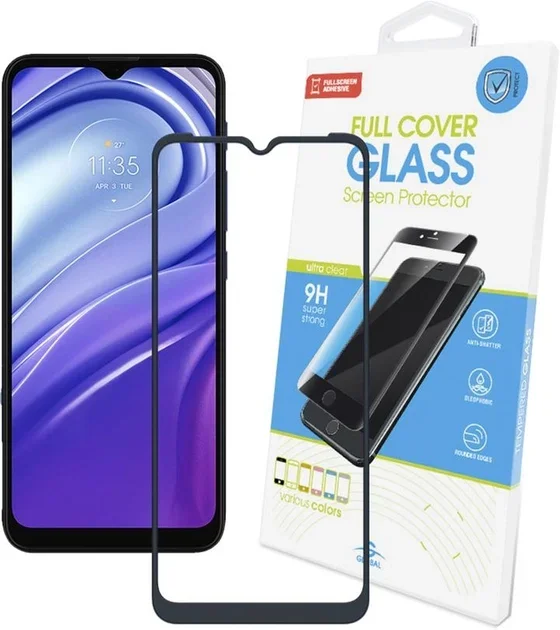 

Global Tempered Glass Full Glue Black for Motorola Moto G20