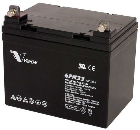 

Акумулятор Vision FM, 12V, 33Ah, Agm