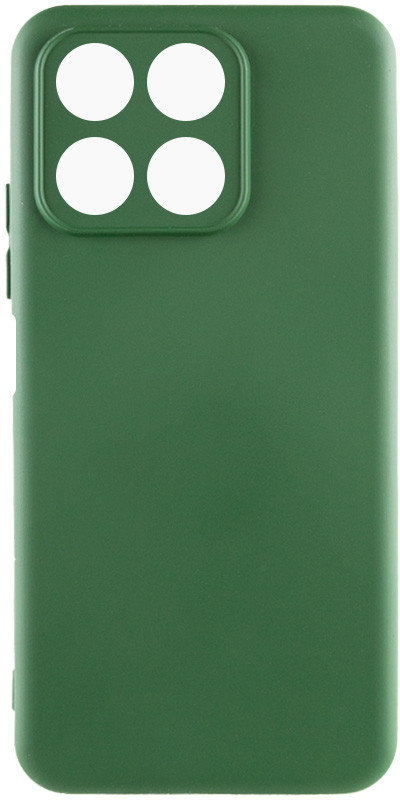 

Lakshmi Case Silicone Cover Full Camera Dark Green for Huawei Honor X8a