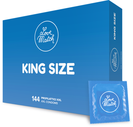 

Презервативи Love Match King Size, 144 шт.