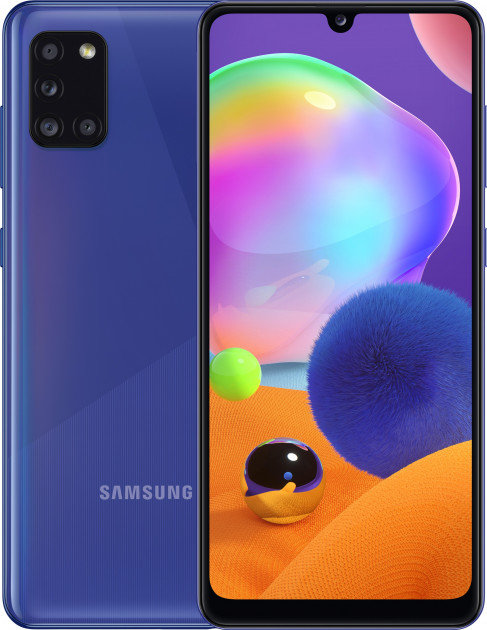 

Смартфон Samsung Galaxy A31 4/128 Gb Blue Approved Вітринний зразок