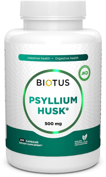 

Biotus Psyllium Husk Подорожник 500 мг 200 капсул