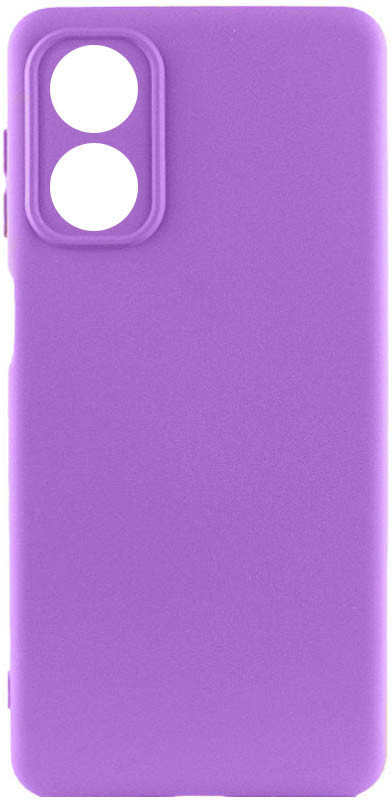 

Lakshmi Case Silicone Cover Full Camera Purple for Oppo A17