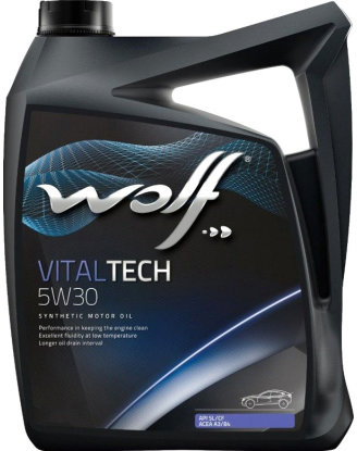 

Моторное масло Wolf Vitaltech 5W30 5л