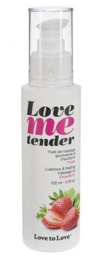 

Массажное масло Love To Love Love Me Tender Strawberry (100 мл)