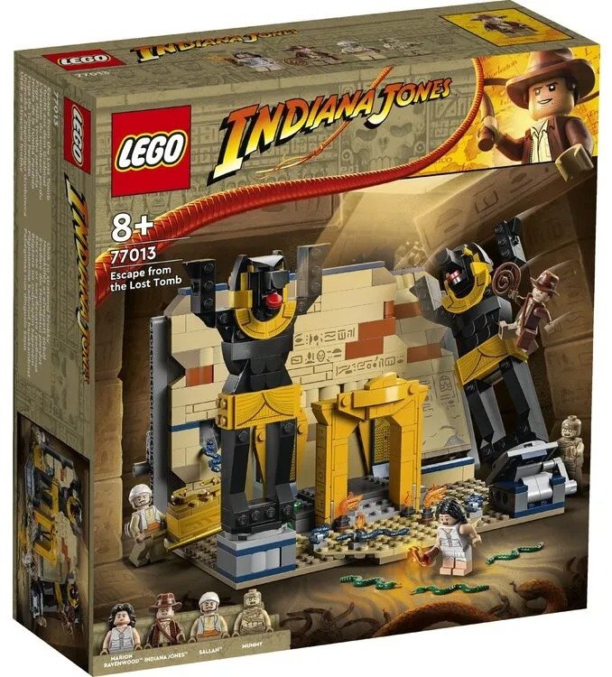 

Конструктор Lego Indiana Jones Втеча зі втраченої гробниці 600 деталей (77013)