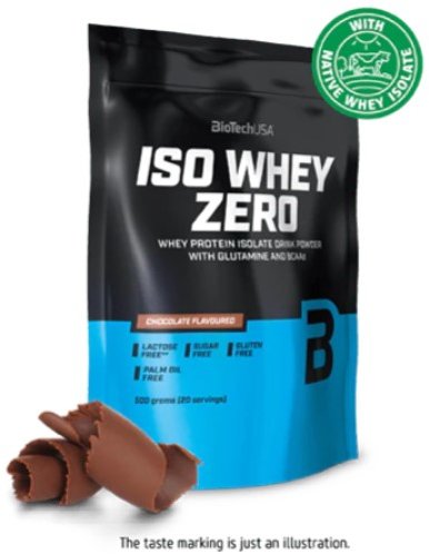 

BioTechUSA Iso Whey Zero 500 g /20 servings/ Ruby chocolate