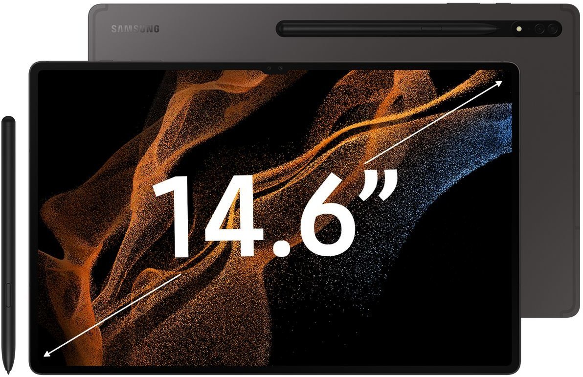 Акція на Samsung Galaxy Tab S8 Ultra 12/256GB Wi-Fi Graphite (SM-X900NZAE) від Y.UA