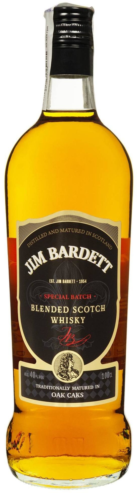 

Віскі Jim Bardett Blended Scotch 40% 1 л (FSH_8410490268903)