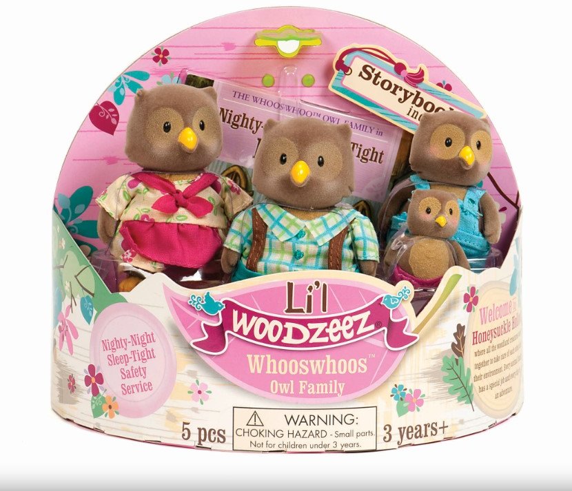 

Набор фигурок Li'l Woodzeez Семья Сов (6007M)