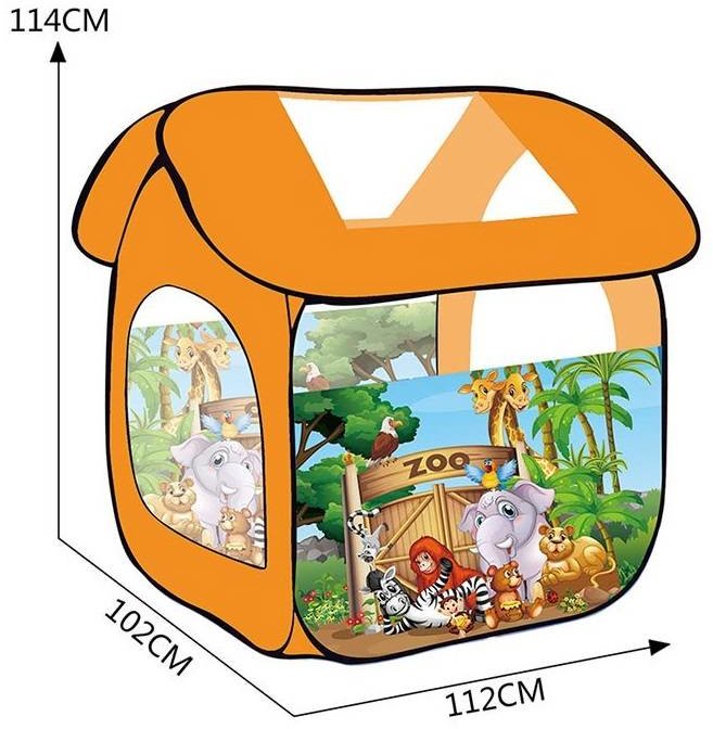 

Детская палатка-домик METR+ Зоопарк 8009ZOO 114х102х112 см