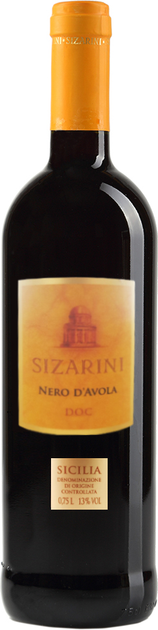 

Вино Sizarini Nero D'Avola Doc червоне сухе 0.75 л 13% (8032758282232)