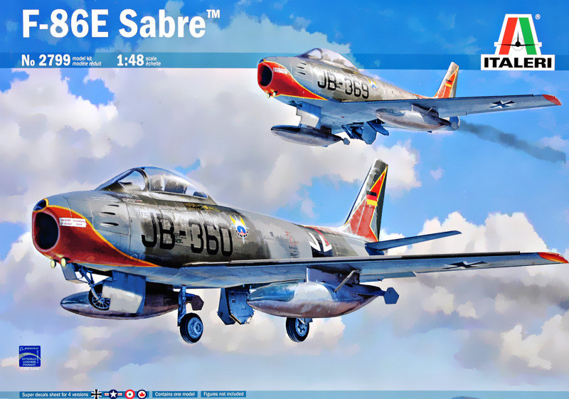 

Многоцелевой истребитель Italeri F-86E Sabre
