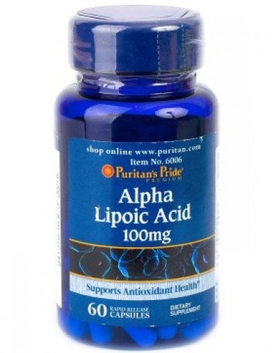 

Puritan's Pride Alpha Lipoic Acid 100 mg 60 Capsules