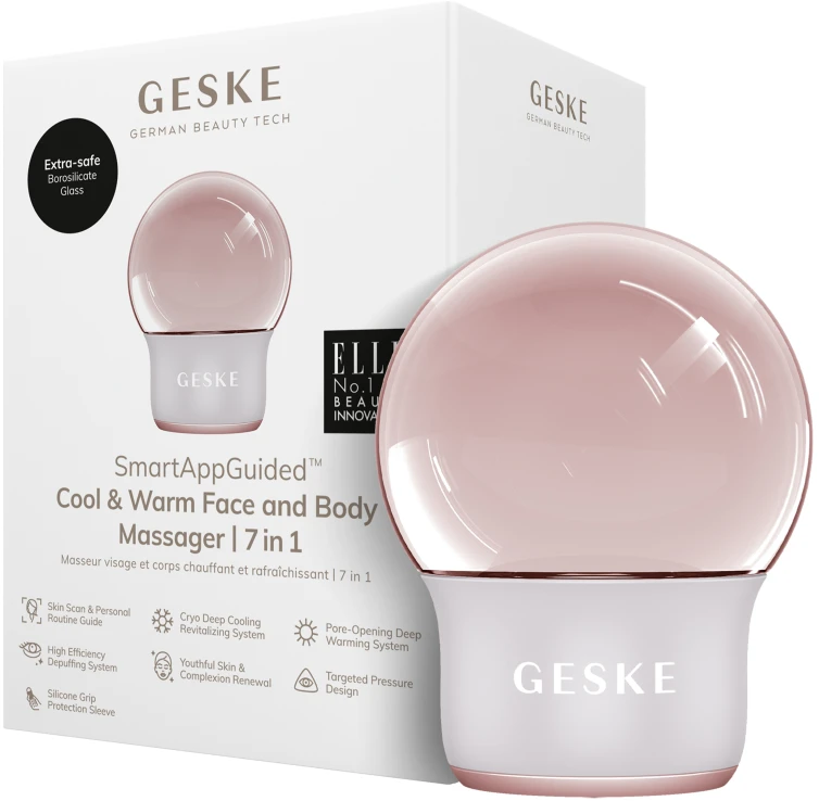 Акція на Geske Cool&Warm Face and Body Massager 7в1 starlight від Stylus